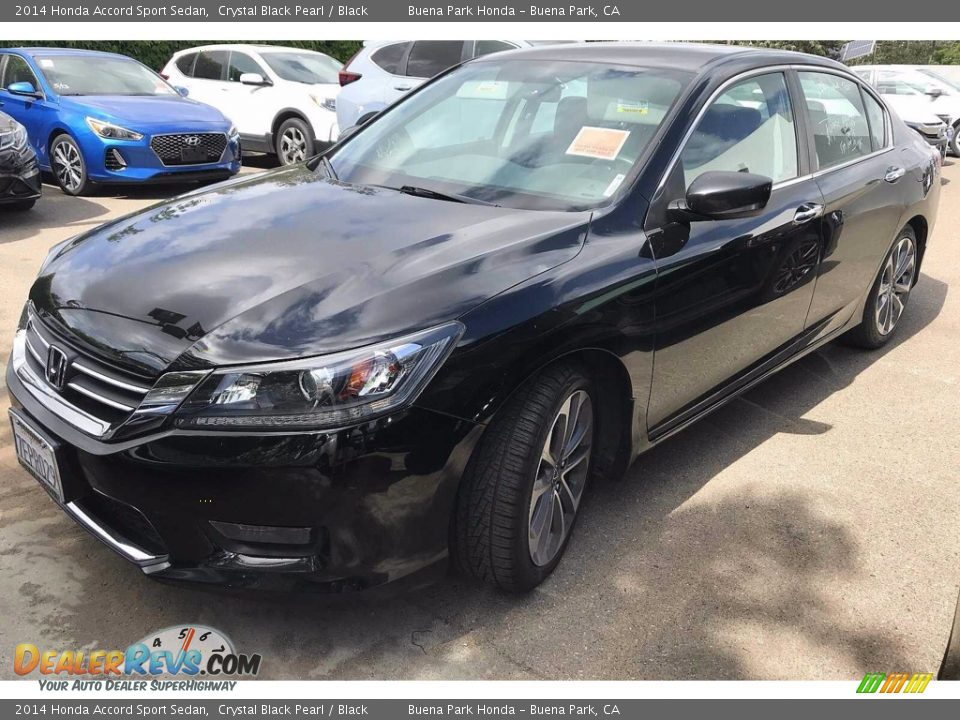 2014 Honda Accord Sport Sedan Crystal Black Pearl / Black Photo #3