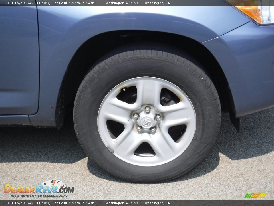 2011 Toyota RAV4 I4 4WD Pacific Blue Metallic / Ash Photo #8