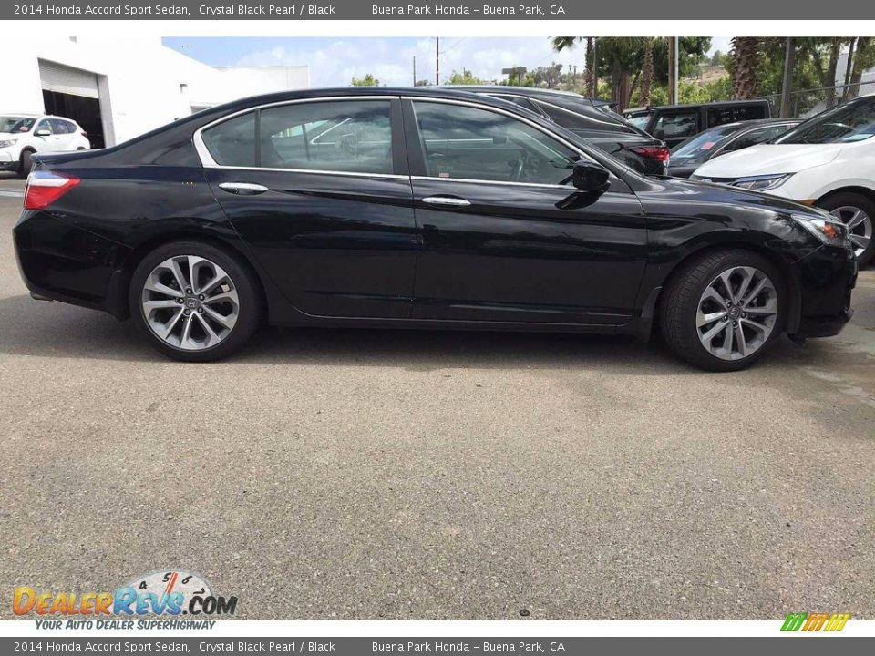 2014 Honda Accord Sport Sedan Crystal Black Pearl / Black Photo #4