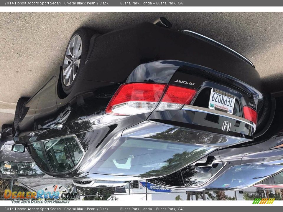 2014 Honda Accord Sport Sedan Crystal Black Pearl / Black Photo #5