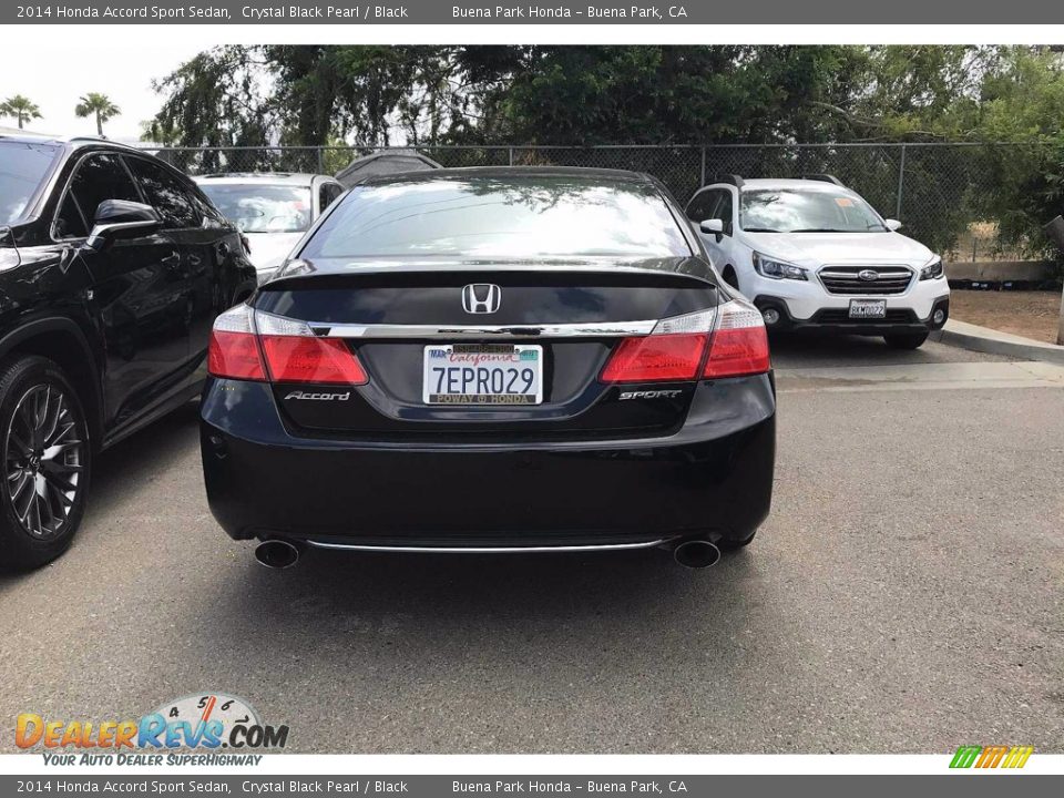 2014 Honda Accord Sport Sedan Crystal Black Pearl / Black Photo #6