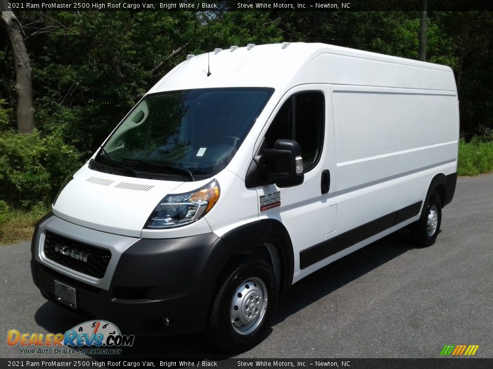 2021 Ram ProMaster 2500 High Roof Cargo Van Bright White / Black Photo #2