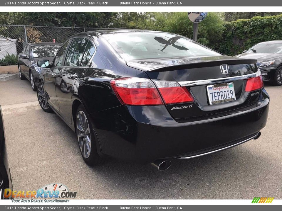2014 Honda Accord Sport Sedan Crystal Black Pearl / Black Photo #7
