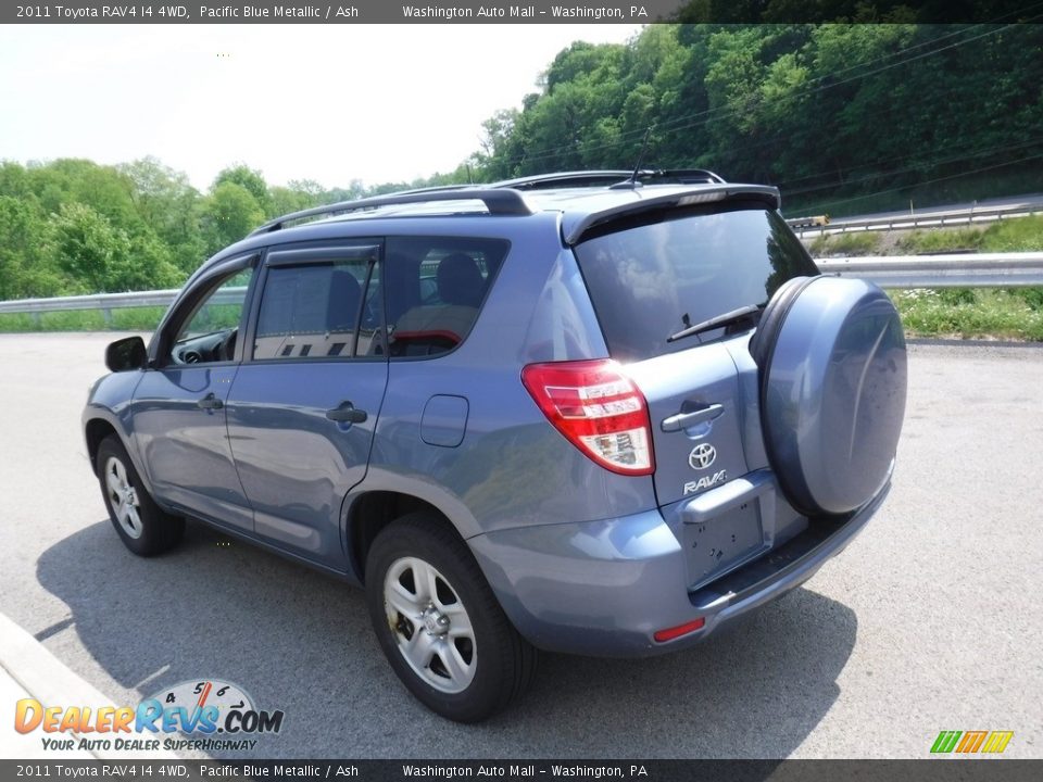 2011 Toyota RAV4 I4 4WD Pacific Blue Metallic / Ash Photo #13