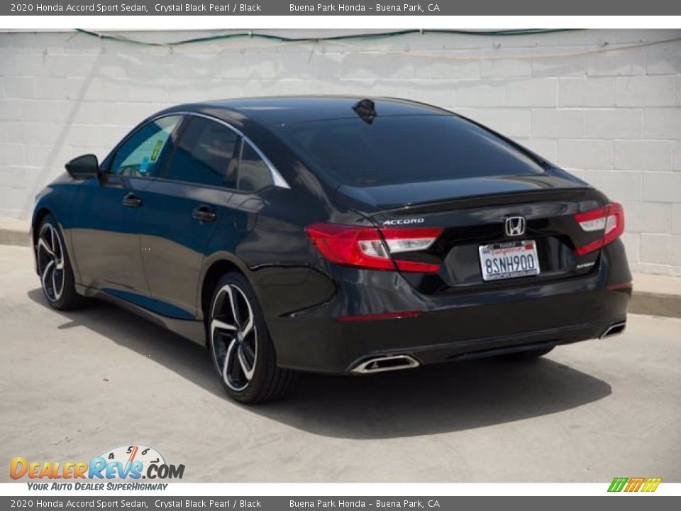 2020 Honda Accord Sport Sedan Crystal Black Pearl / Black Photo #2