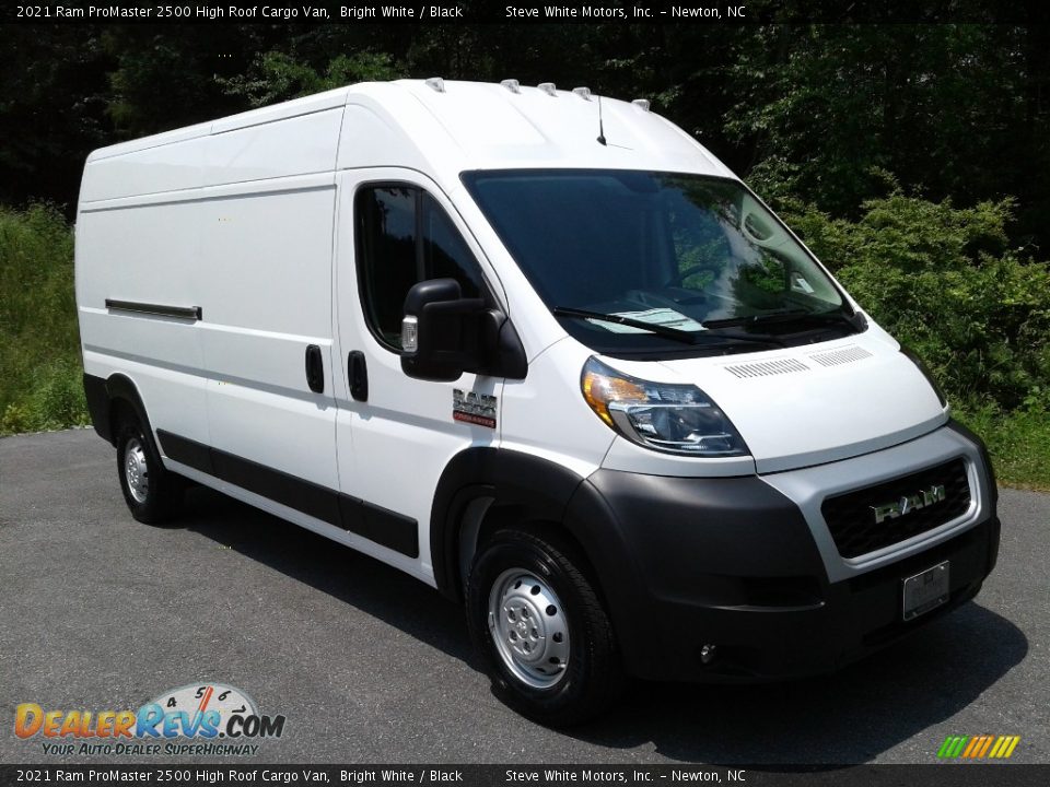 2021 Ram ProMaster 2500 High Roof Cargo Van Bright White / Black Photo #4