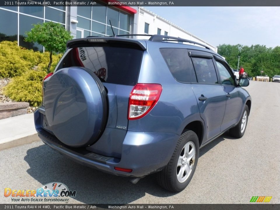 2011 Toyota RAV4 I4 4WD Pacific Blue Metallic / Ash Photo #15