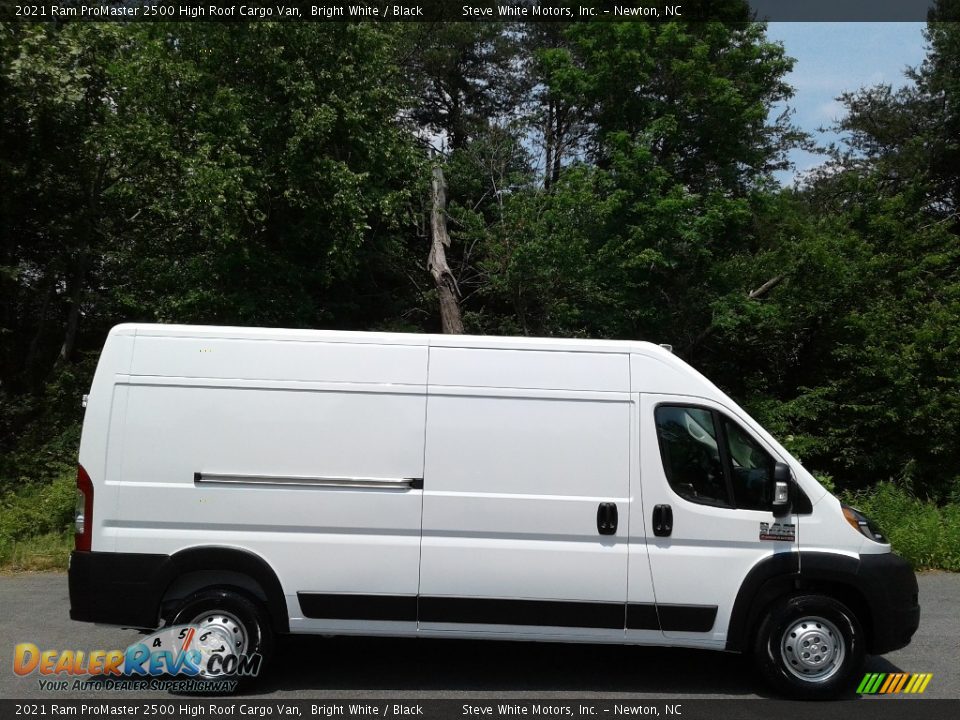 2021 Ram ProMaster 2500 High Roof Cargo Van Bright White / Black Photo #5