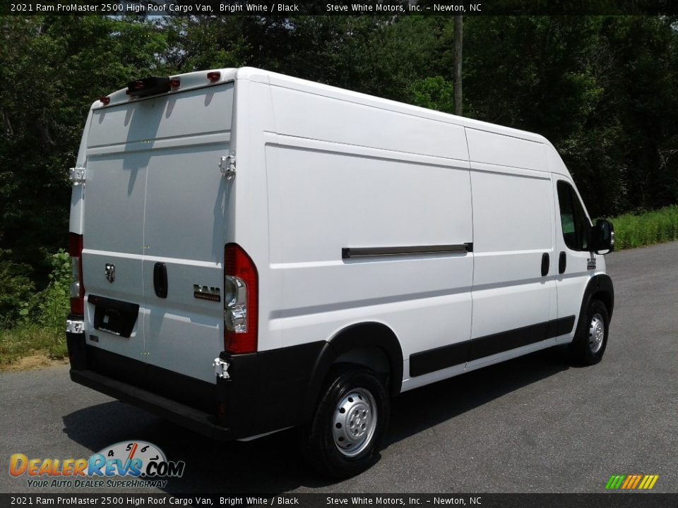 2021 Ram ProMaster 2500 High Roof Cargo Van Bright White / Black Photo #6