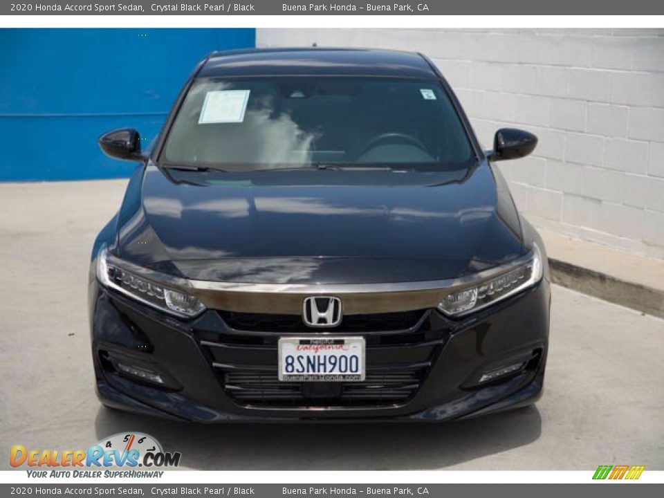 2020 Honda Accord Sport Sedan Crystal Black Pearl / Black Photo #7