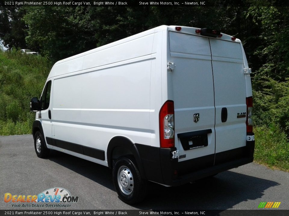 2021 Ram ProMaster 2500 High Roof Cargo Van Bright White / Black Photo #8