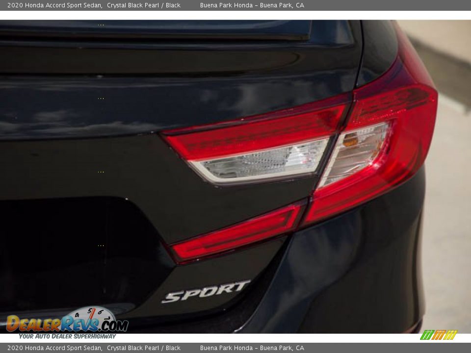 2020 Honda Accord Sport Sedan Crystal Black Pearl / Black Photo #11