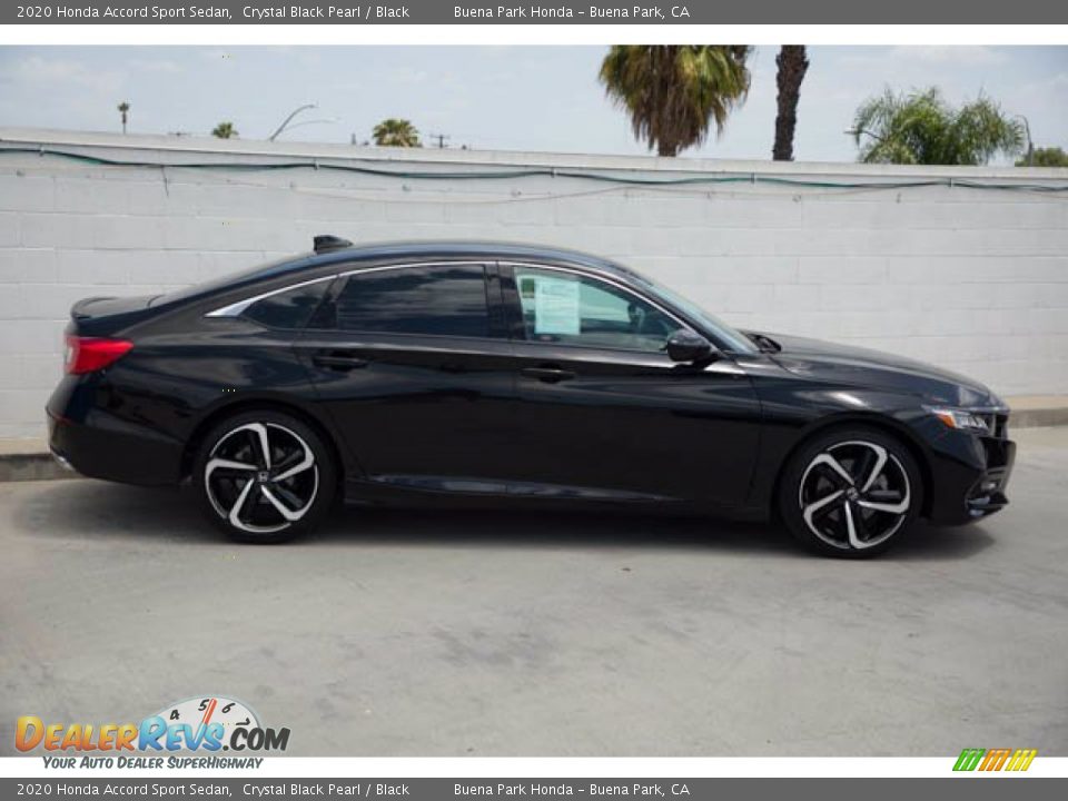 2020 Honda Accord Sport Sedan Crystal Black Pearl / Black Photo #12