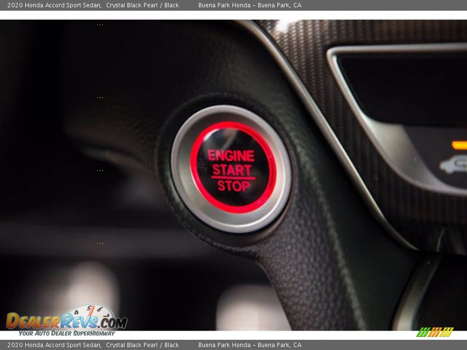 2020 Honda Accord Sport Sedan Crystal Black Pearl / Black Photo #17