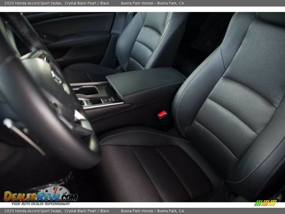 2020 Honda Accord Sport Sedan Crystal Black Pearl / Black Photo #18