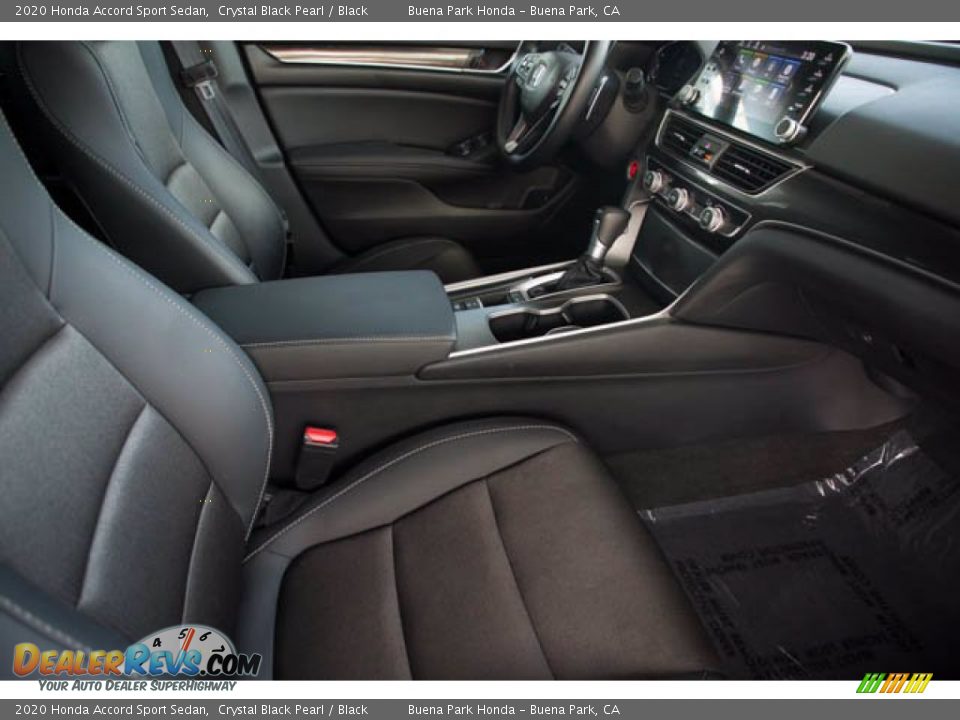 2020 Honda Accord Sport Sedan Crystal Black Pearl / Black Photo #23