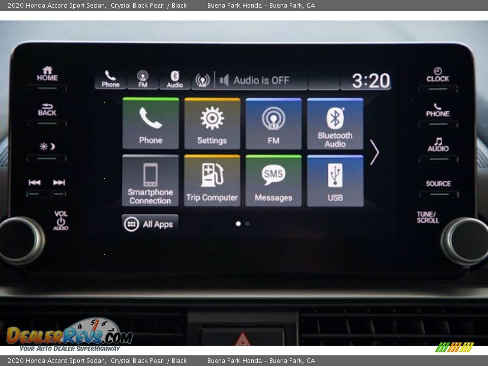 2020 Honda Accord Sport Sedan Crystal Black Pearl / Black Photo #25