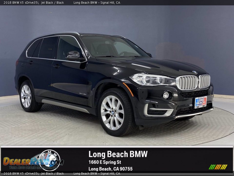 2018 BMW X5 sDrive35i Jet Black / Black Photo #1