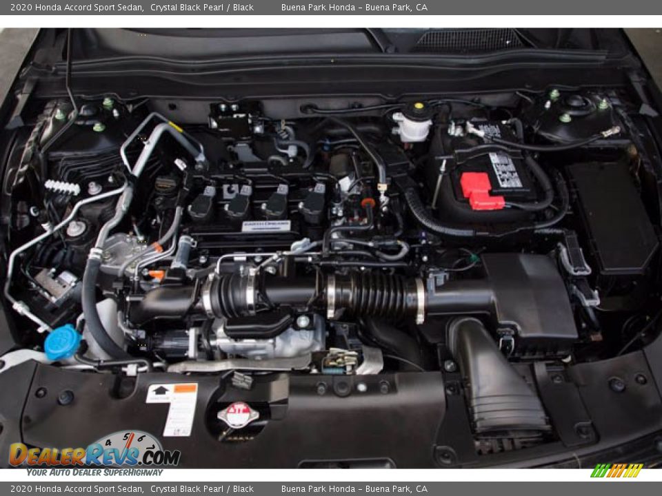 2020 Honda Accord Sport Sedan Crystal Black Pearl / Black Photo #33