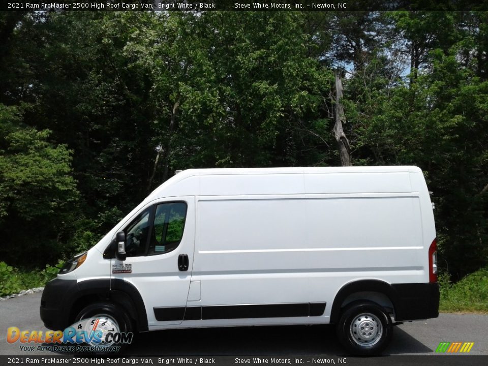 2021 Ram ProMaster 2500 High Roof Cargo Van Bright White / Black Photo #1