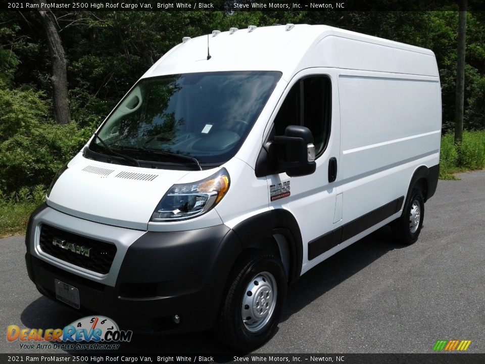 2021 Ram ProMaster 2500 High Roof Cargo Van Bright White / Black Photo #2