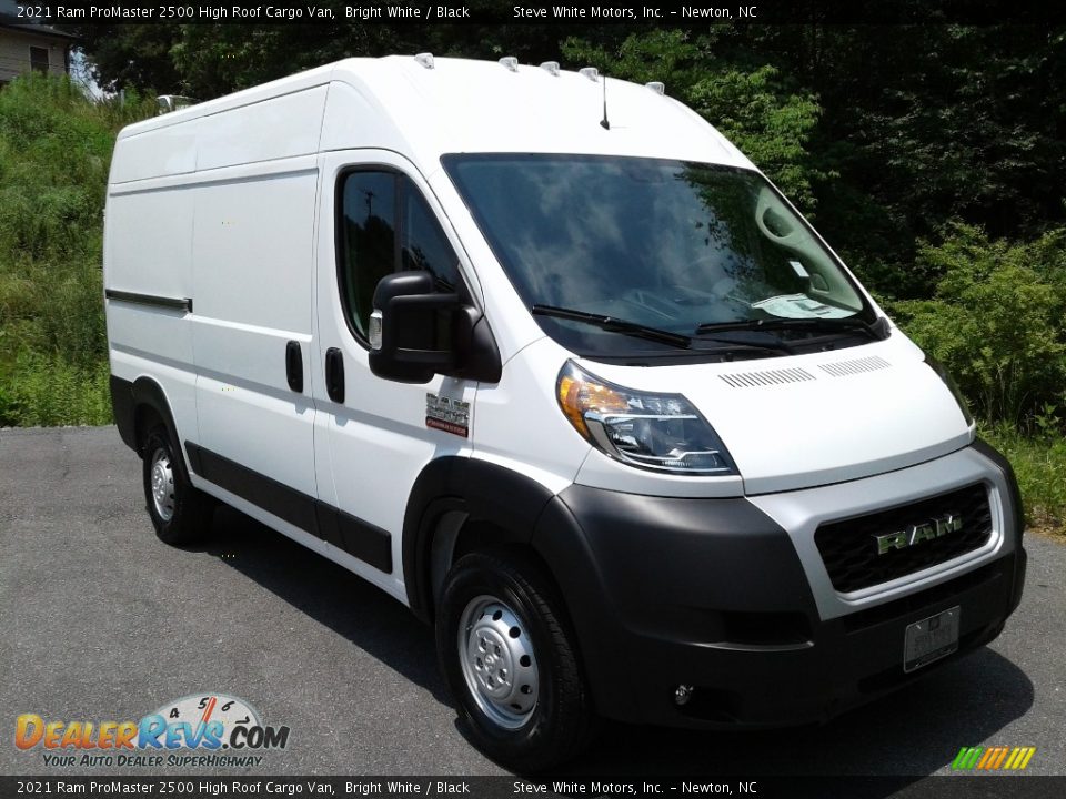 2021 Ram ProMaster 2500 High Roof Cargo Van Bright White / Black Photo #4