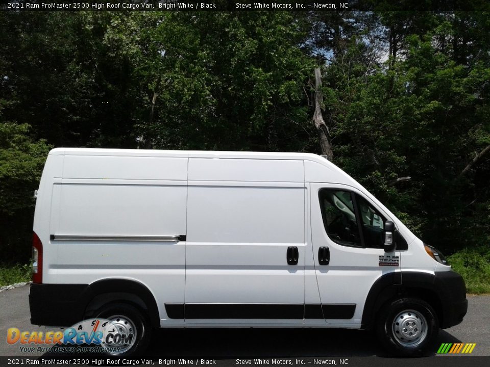 2021 Ram ProMaster 2500 High Roof Cargo Van Bright White / Black Photo #5