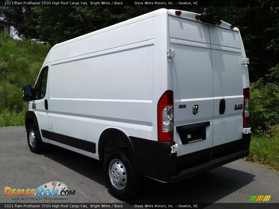 2021 Ram ProMaster 2500 High Roof Cargo Van Bright White / Black Photo #8