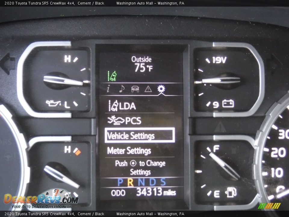 2020 Toyota Tundra SR5 CrewMax 4x4 Cement / Black Photo #33