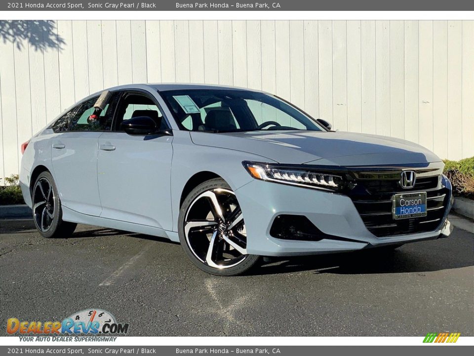 2021 Honda Accord Sport Sonic Gray Pearl / Black Photo #12