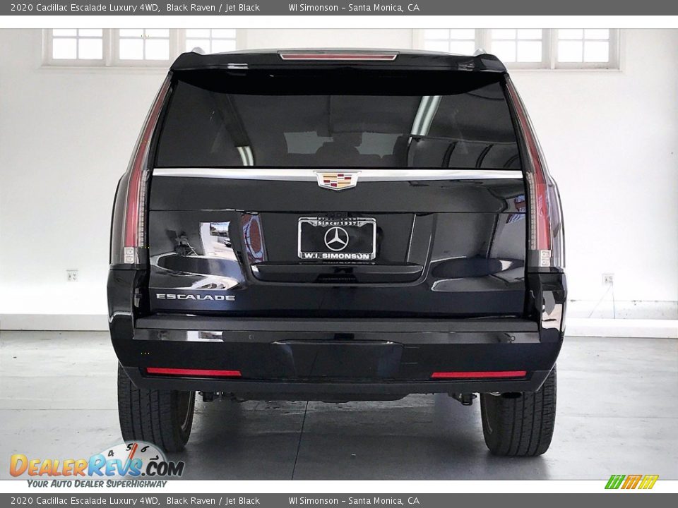 2020 Cadillac Escalade Luxury 4WD Black Raven / Jet Black Photo #3