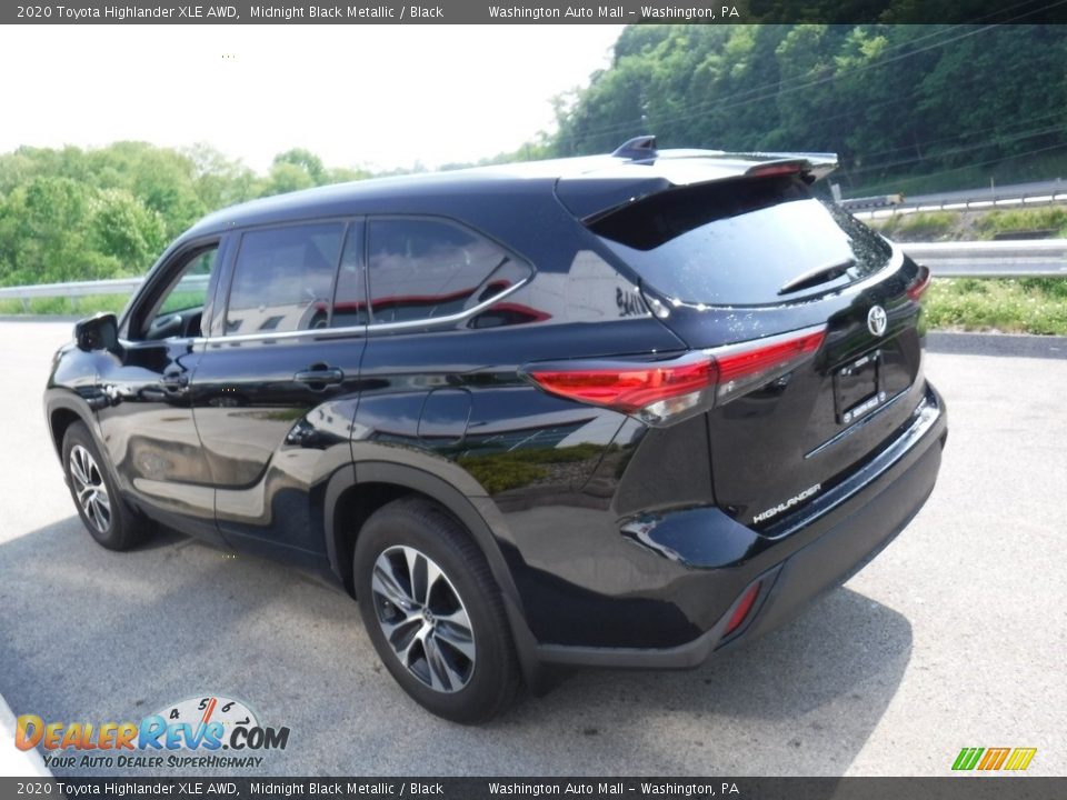 2020 Toyota Highlander XLE AWD Midnight Black Metallic / Black Photo #17