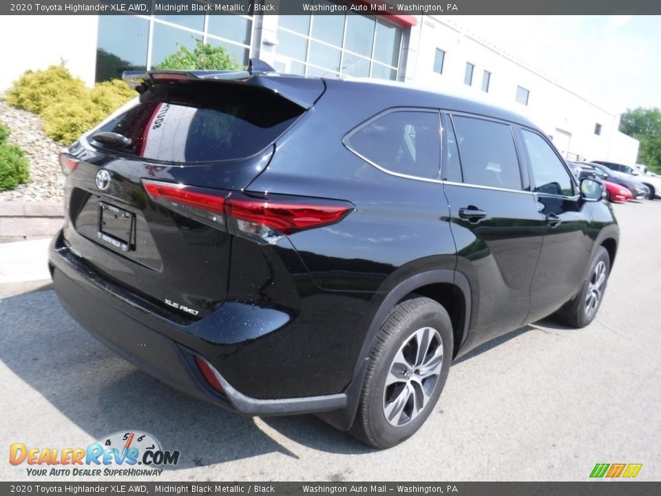 2020 Toyota Highlander XLE AWD Midnight Black Metallic / Black Photo #19