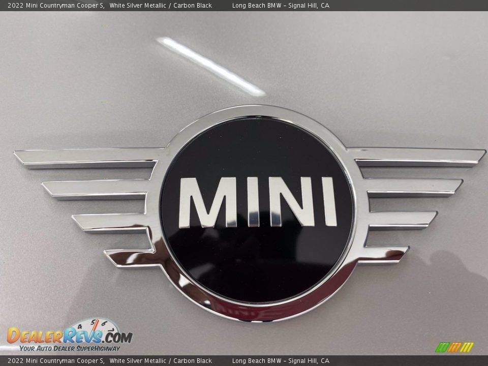 2022 Mini Countryman Cooper S White Silver Metallic / Carbon Black Photo #5