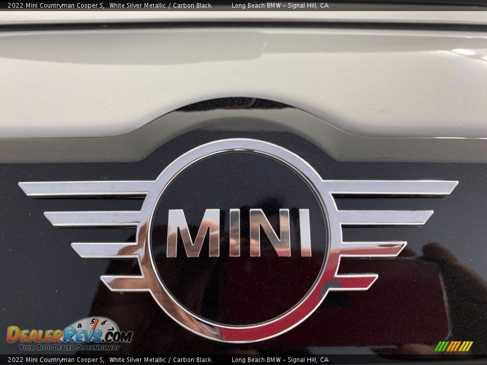 2022 Mini Countryman Cooper S White Silver Metallic / Carbon Black Photo #7