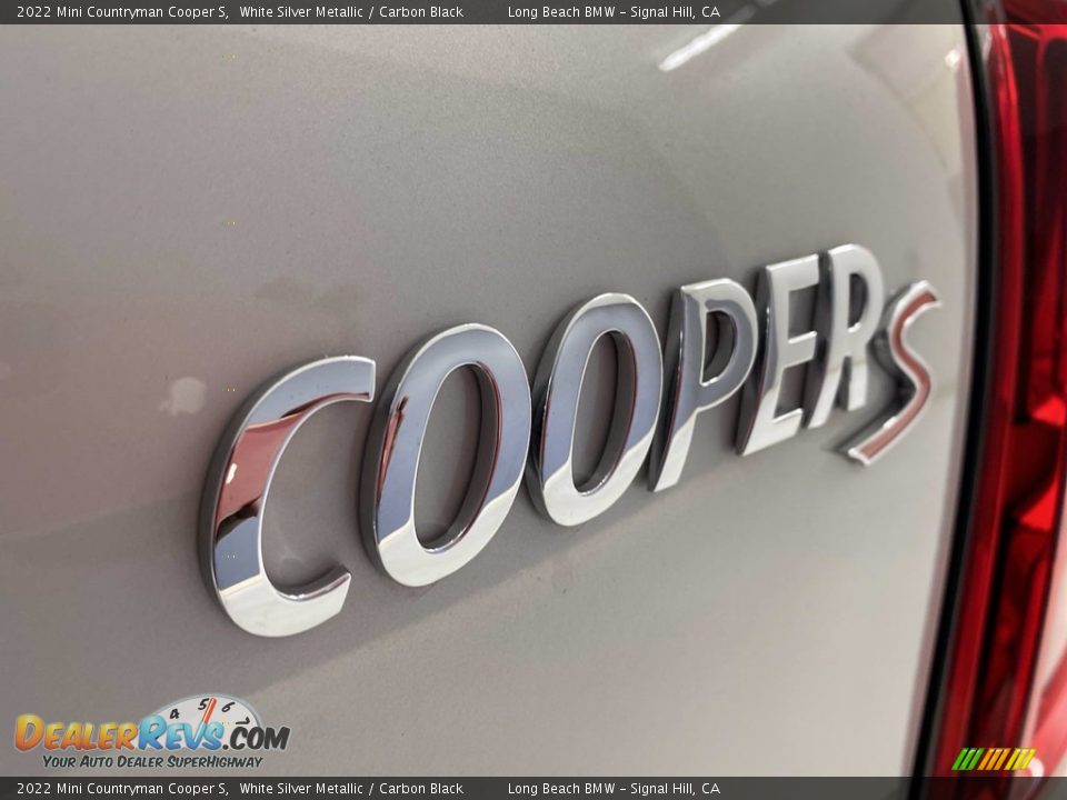 2022 Mini Countryman Cooper S White Silver Metallic / Carbon Black Photo #8