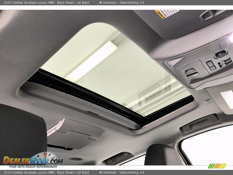 Sunroof of 2020 Cadillac Escalade Luxury 4WD Photo #25