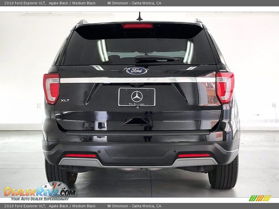 2019 Ford Explorer XLT Agate Black / Medium Black Photo #3