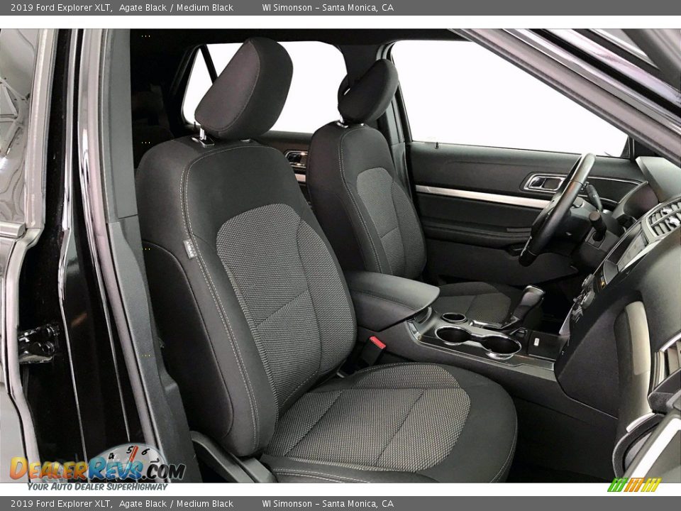 Medium Black Interior - 2019 Ford Explorer XLT Photo #6