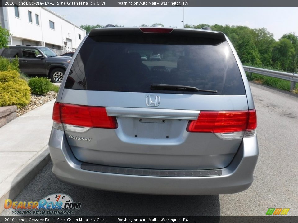 2010 Honda Odyssey EX-L Slate Green Metallic / Olive Photo #15