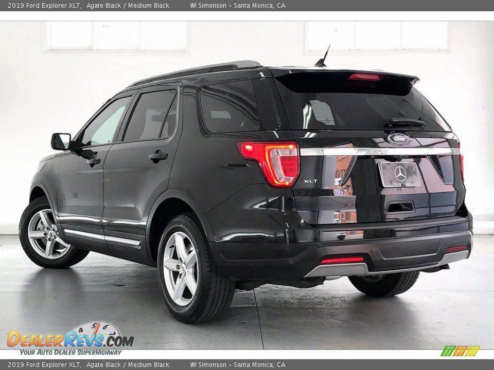 2019 Ford Explorer XLT Agate Black / Medium Black Photo #10