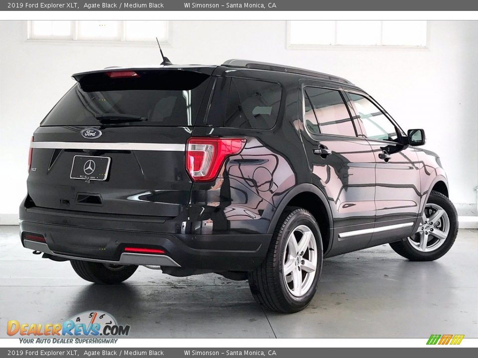 Agate Black 2019 Ford Explorer XLT Photo #13