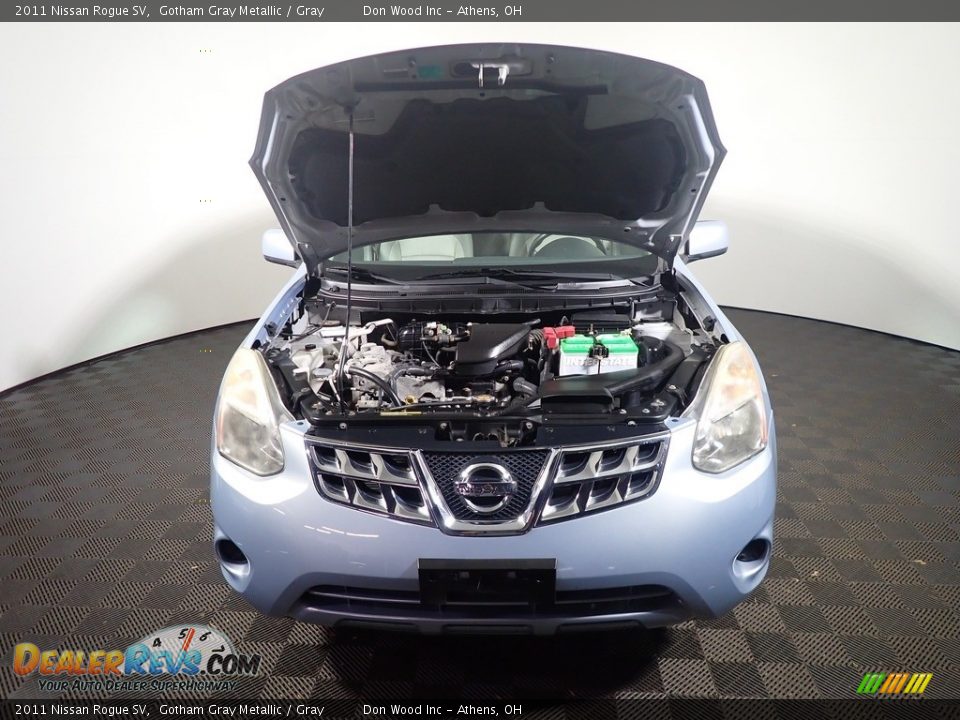 2011 Nissan Rogue SV Gotham Gray Metallic / Gray Photo #6