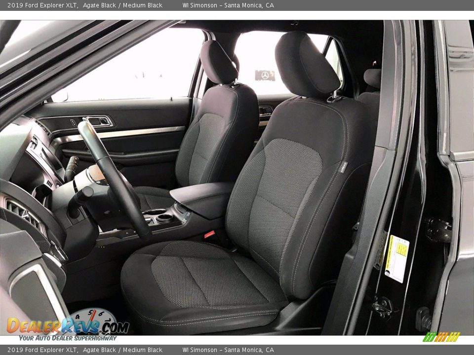 Front Seat of 2019 Ford Explorer XLT Photo #18