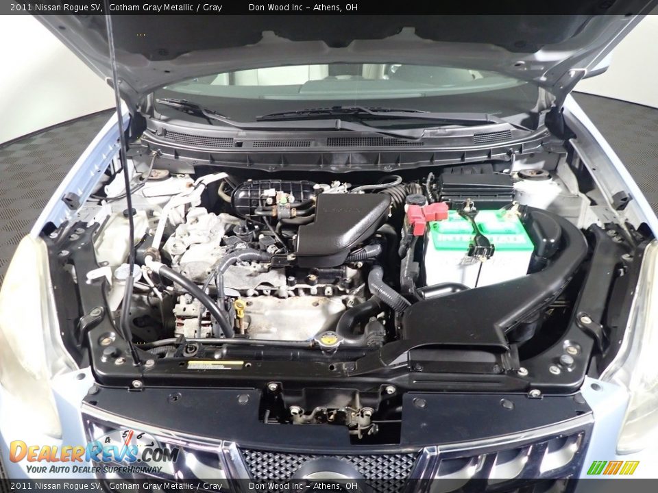 2011 Nissan Rogue SV Gotham Gray Metallic / Gray Photo #7