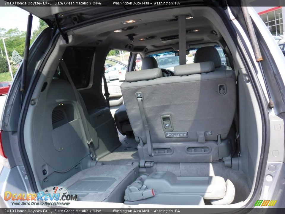 2010 Honda Odyssey EX-L Slate Green Metallic / Olive Photo #28