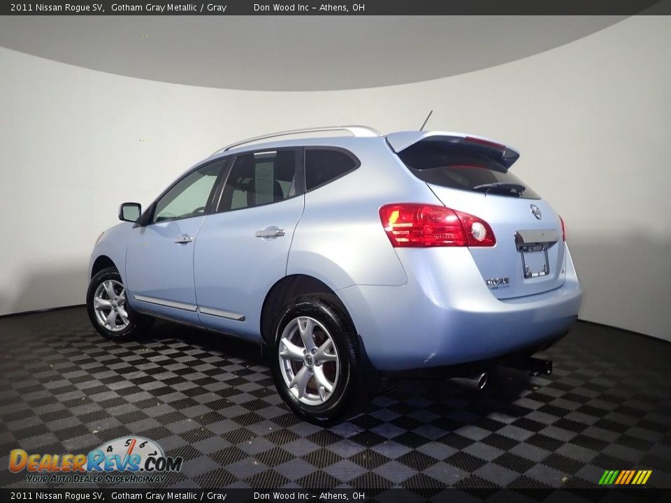 2011 Nissan Rogue SV Gotham Gray Metallic / Gray Photo #11