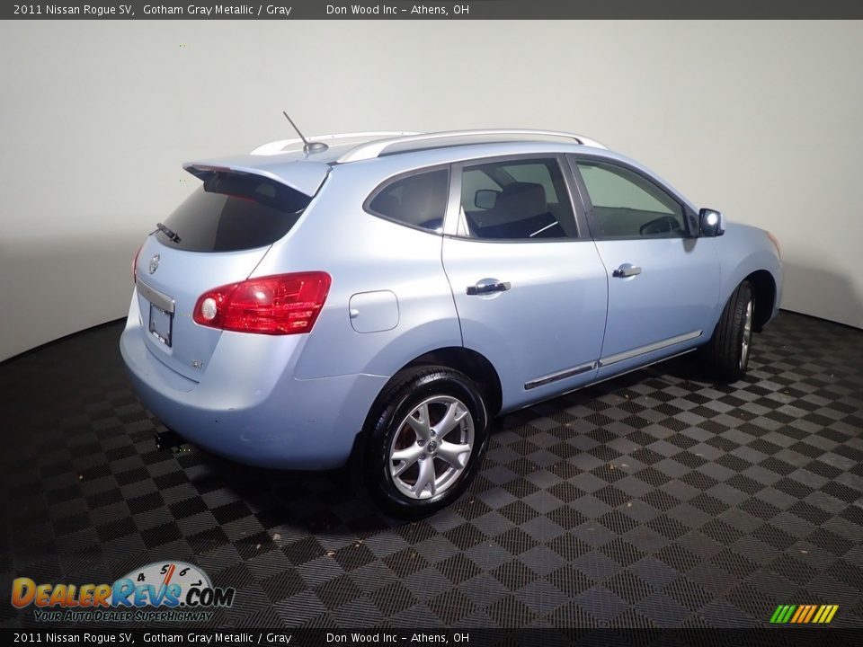 2011 Nissan Rogue SV Gotham Gray Metallic / Gray Photo #17