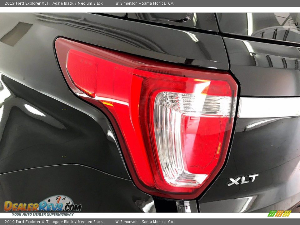 2019 Ford Explorer XLT Agate Black / Medium Black Photo #29