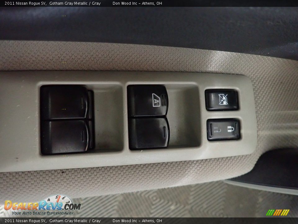 2011 Nissan Rogue SV Gotham Gray Metallic / Gray Photo #21
